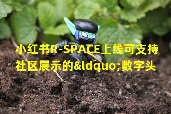 小红书R-SPACE上线可支持社区展示的“数字头像动效功能”