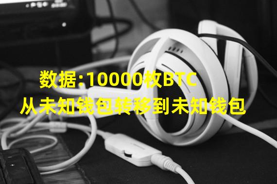 数据:10000枚BTC从未知钱包转移到未知钱包