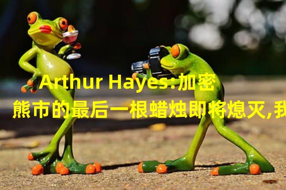 Arthur Hayes:加密熊市的最后一根蜡烛即将熄灭,我们将走出熊市