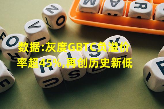 数据:灰度GBTC负溢价率超45%,再创历史新低