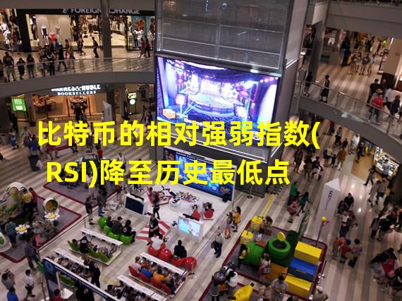 比特币的相对强弱指数(RSI)降至历史最低点