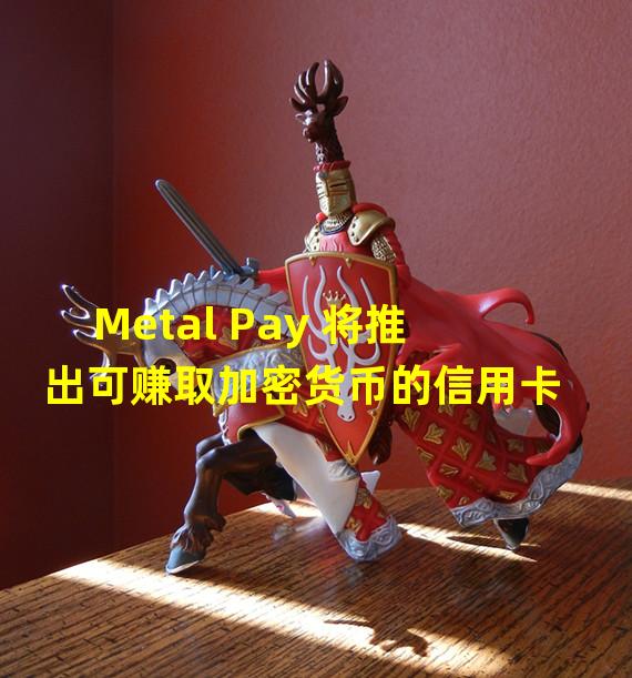 Metal Pay 将推出可赚取加密货币的信用卡