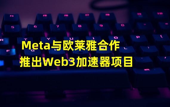 Meta与欧莱雅合作推出Web3加速器项目