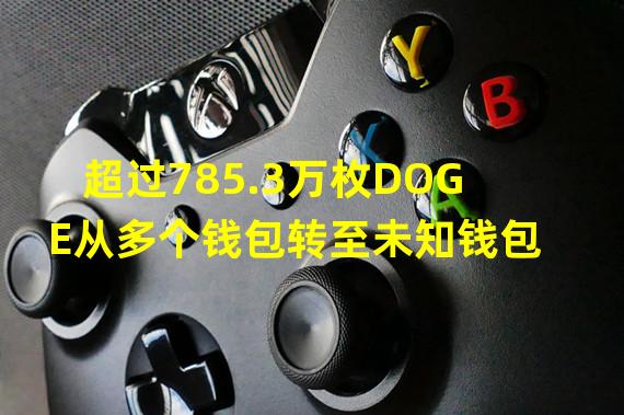 超过785.3万枚DOGE从多个钱包转至未知钱包