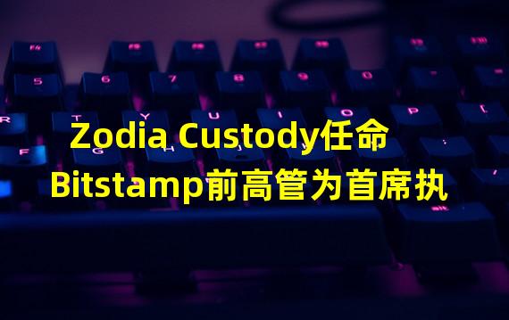 Zodia Custody任命Bitstamp前高管为首席执行官