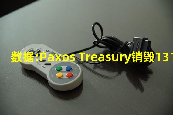 数据:Paxos Treasury销毁131,569,575枚BUSD