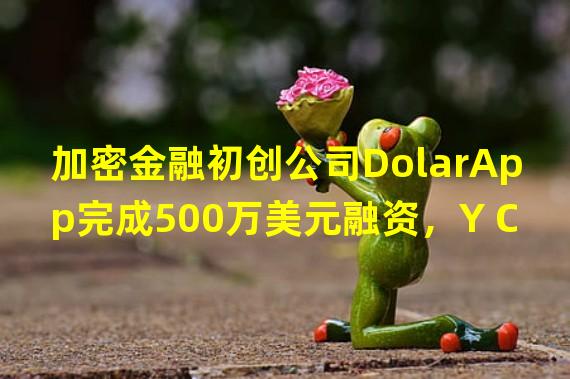 加密金融初创公司DolarApp完成500万美元融资，Y Combinator等领投