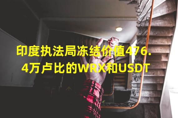 印度执法局冻结价值476.4万卢比的WRX和USDT