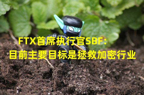 FTX首席执行官SBF:目前主要目标是拯救加密行业