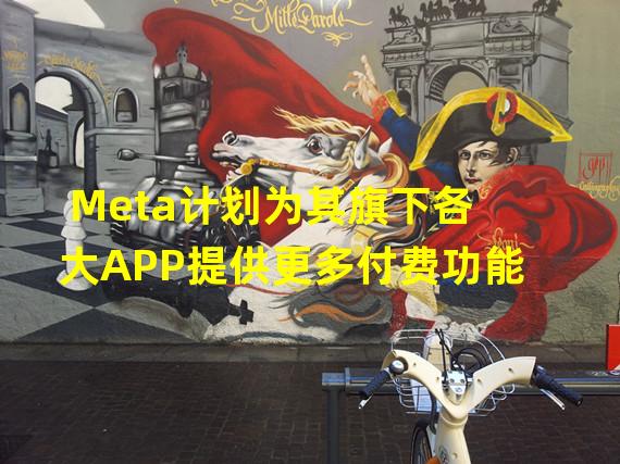 Meta计划为其旗下各大APP提供更多付费功能