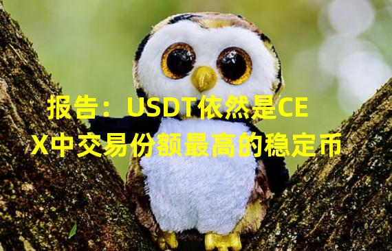 报告：USDT依然是CEX中交易份额最高的稳定币