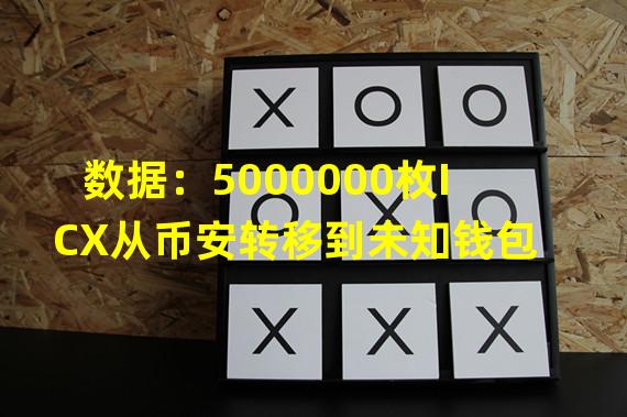 数据：5000000枚ICX从币安转移到未知钱包