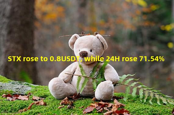 STX rose to 0.8USDT, while 24H rose 71.54%