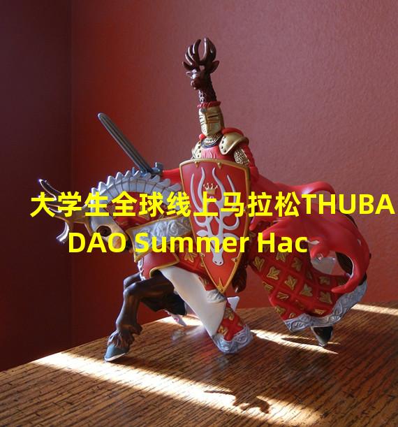 大学生全球线上马拉松THUBA DAO Summer Hack进入评审阶段