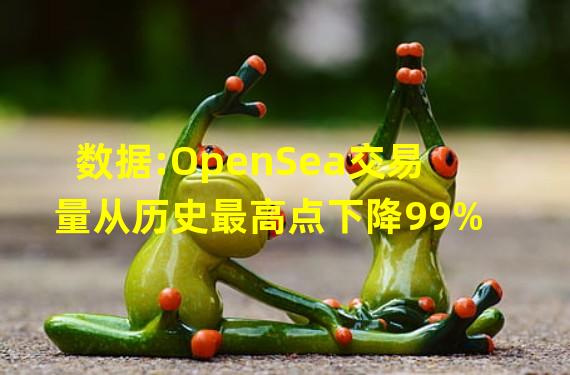 数据:OpenSea交易量从历史最高点下降99%