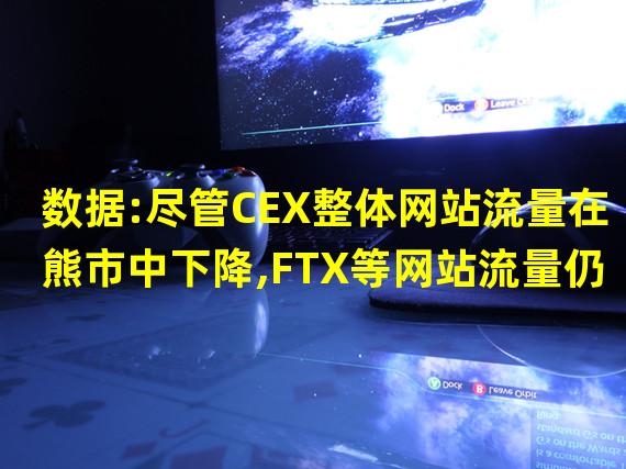 数据:尽管CEX整体网站流量在熊市中下降,FTX等网站流量仍显著增长