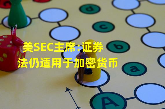 美SEC主席:证券法仍适用于加密货币