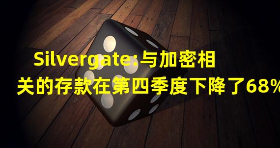 Silvergate:与加密相关的存款在第四季度下降了68%