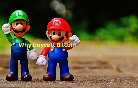 Why boycott Bitcoin